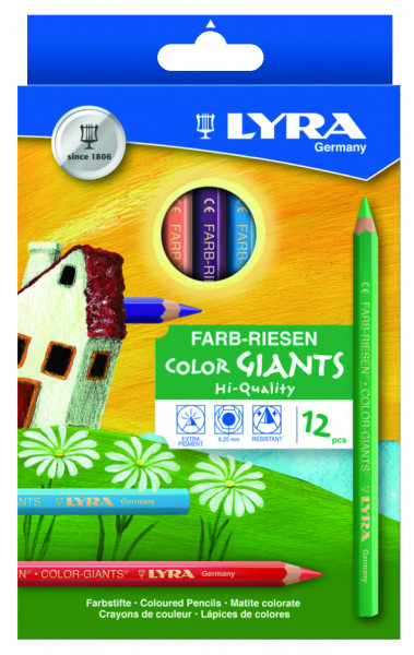 Lyra Farb-Riesen 12er -sortiert-
