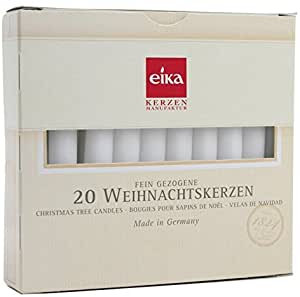 Baumkerzen 20er, weiß