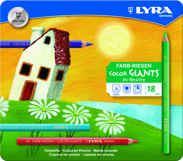 Lyra Farb-Riesen 18er -sortiert-