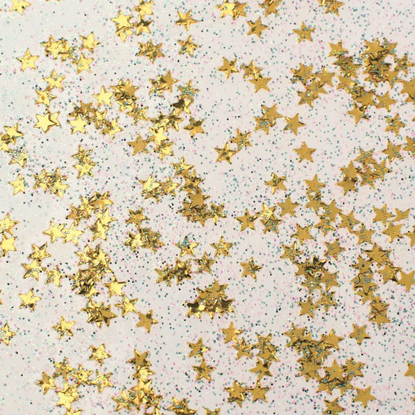 Konfetti-Glitter-Glue 53ml -goldene Sterne-