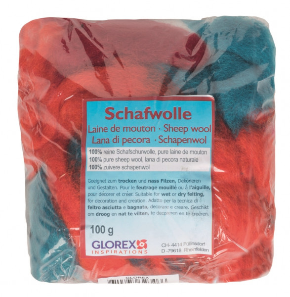 Schafwolle -Mix- 100gr