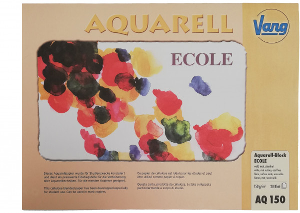 Vang Aquarellblock Ecole, 150 g/m2, 30 x 40 cm