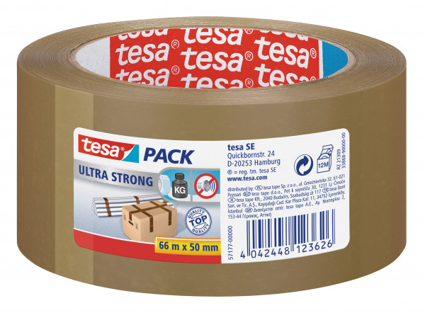 Tesa Pack 50 mm : 66 m -braun-
