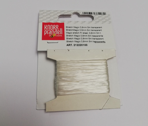 Perlonfaden 0,8 mm : 5 m