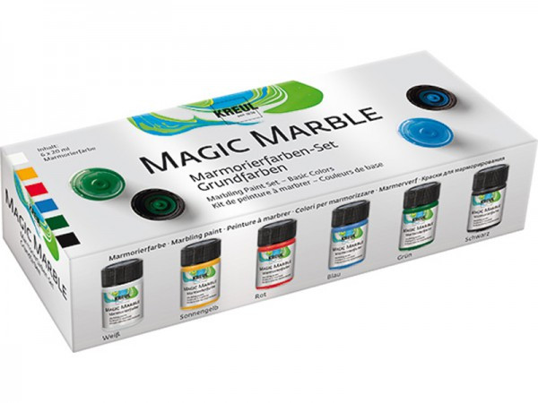 Marmorierfarben -basic- 6x20 ml