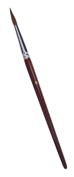 Runde Haarpinsel, einzeln Gr.08